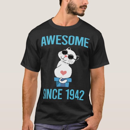 Witte Kat - Geweldig sinds 1942 T-shirt (Voorkant)