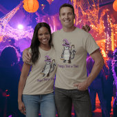Witte Kat Heks Wispelturige Halloween Behandeling T-shirt