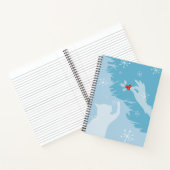 Witte Kat & Holly, Ijsblauw Notitieboek (Binnen)