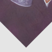 Witte kat in Steampunk kostuum decoupage Tissuepapier (Detail)