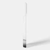 Witte kat in zwarte schaduwen Case-Mate iPhone case (Achterkant / Rechts)