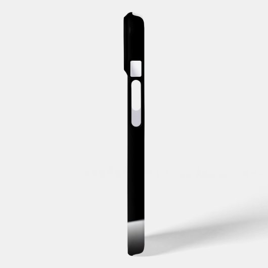 Witte kat in zwarte schaduwen Case-Mate iPhone case (Achterkant / Links)