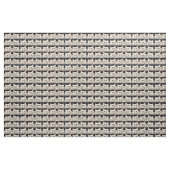 witte kat met blauwe ogen afdrukken stof (Fat Quarter)