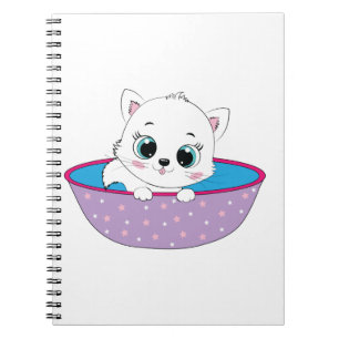 witte kat notitieboek