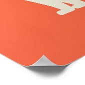 Witte kat poster (Hoek)