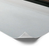 Witte kat Poster (Hoek)