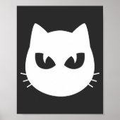 witte kat poster (Voorkant)