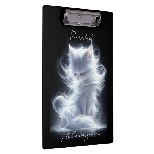 Witte kat Purfect Klembord (Rechts)