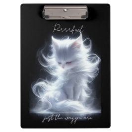 Witte kat Purfect Klembord