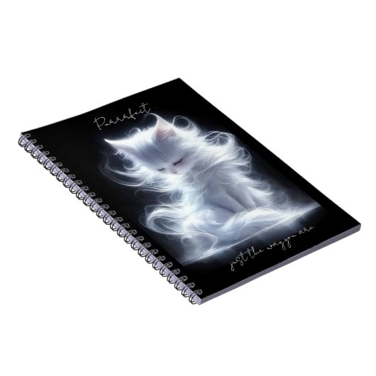 Witte kat Purfect Notitieboek (Rechterzijde)