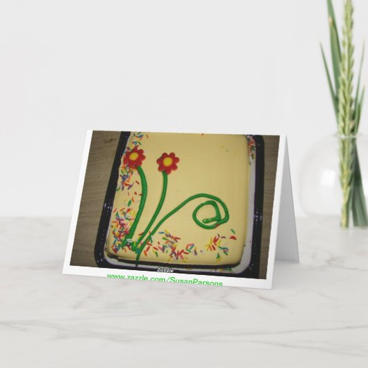 Witte kat: Purfect Verjaardag Kaart (Achterkant)