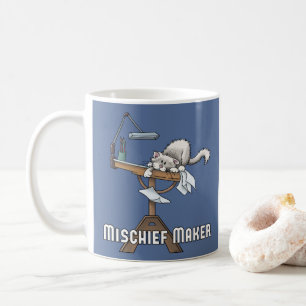 Witte Kat Schelmenstreek Koffiemok