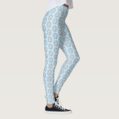Witte kat schilderen - Kute Original Cat Art Leggings (Rechts)