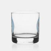 Witte kat schilderen - Kute Original Cat Art Whisky Glas (Rechts)