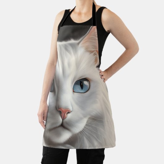 Witte kat schort (Insitu)