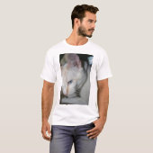 Witte kat Shirt (Voorkant volledig)