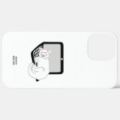 Witte kat slapen op laptop iPhone 12 Pro Max Case-Mate iPhone Case (Achterkant / Rechts)