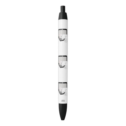 Witte kat slapen op laptop pen (Voorkant Verticaal)