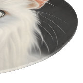 Witte kat snijplank (Hoek)