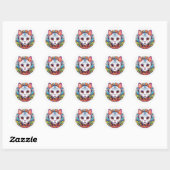 Witte Kat Stickers (Vel)