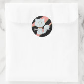 Witte Kat Stickers (Tas)