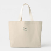 Witte kat tekening grote tote bag (Achterkant)