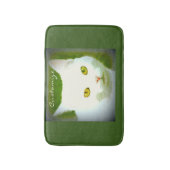 witte kat Thunder_Cove Badmat (Voorkant Verticaal)