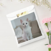 Witte kat | Zazzle_Growshop. Bedankzakje (Gezegeld)