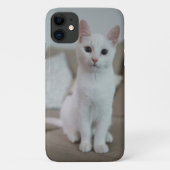 Witte kat | Zazzle_Growshop. Case-Mate iPhone Case (Achterkant)