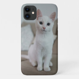 Witte kat | Zazzle_Growshop. Case-Mate iPhone Case