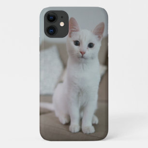 Witte kat   Zazzle_Growshop. Case-Mate iPhone Case