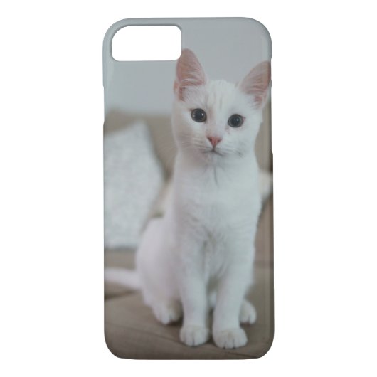 Witte kat | Zazzle_Growshop. Case-Mate iPhone Case (Achterkant)