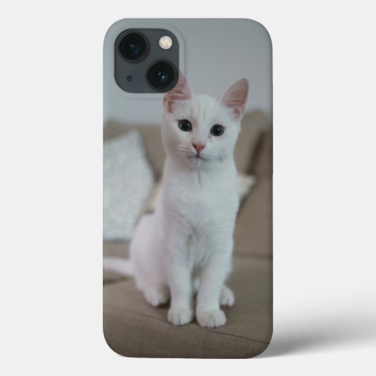 Witte kat | Zazzle_Growshop. Case-Mate iPhone Case (Achterkant)