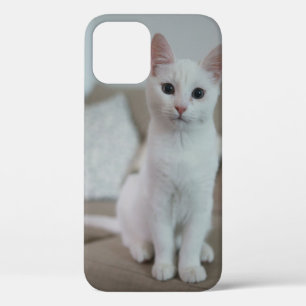 witte kat   Zazzle_Growshop. Case-Mate iPhone Case