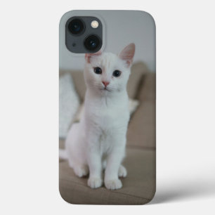 Witte kat Zazzle_Growshop. Case-Mate iPhone Case