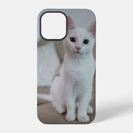 witte kat | Zazzle_Growshop. iPhone Hoesje (Achterkant)