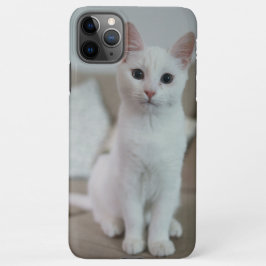 Witte kat | Zazzle_Growshop. iPhone 11Pro Max Hoesje