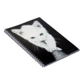 Witte katjes Teken Notitieboek (Rechterzijde)
