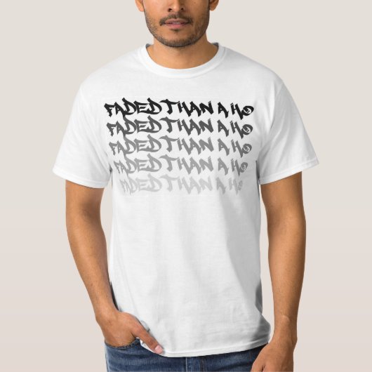 WITTE KATOEN "GEBODEN DAN EEN HO" T-SHIRT (Voorkant)