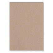 Witte katoenen bloem. Bruiloft Enkele zitplattegro Kaart (Achterkant)