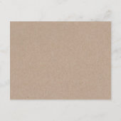 Witte katoenen bloemen Rustieke moderne bruiloft d Informatiekaartje (Achterkant)