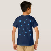 Witte katstars T-Shirt (kind) (Achterkant volledig)