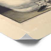 Witte katten en Dominosen Poster (Hoek)