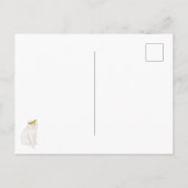 Witte katten Happy Birthday Briefkaart (Achterkant)
