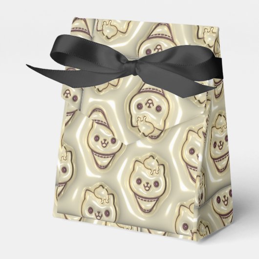 Witte Katten ijskegels Bedankdoosjes (Voorkant Zijde)