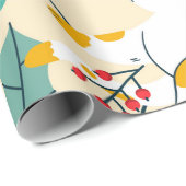 Witte Katten Inpakpapier (Rol Hoek)