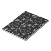 Witte katten op zwart notitieblok (Linkerzijde)