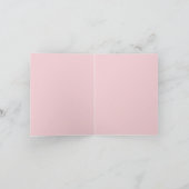 Witte Katten Roze Rozen Bloemstuk Platte Bedankkaa Kaart (Binnen)