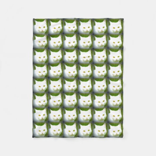 witte katten Thunder_Cove Fleece Deken (Voorkant)
