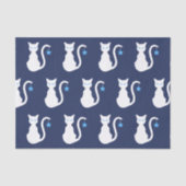 Witte katten tissuepapier (Voorkant)